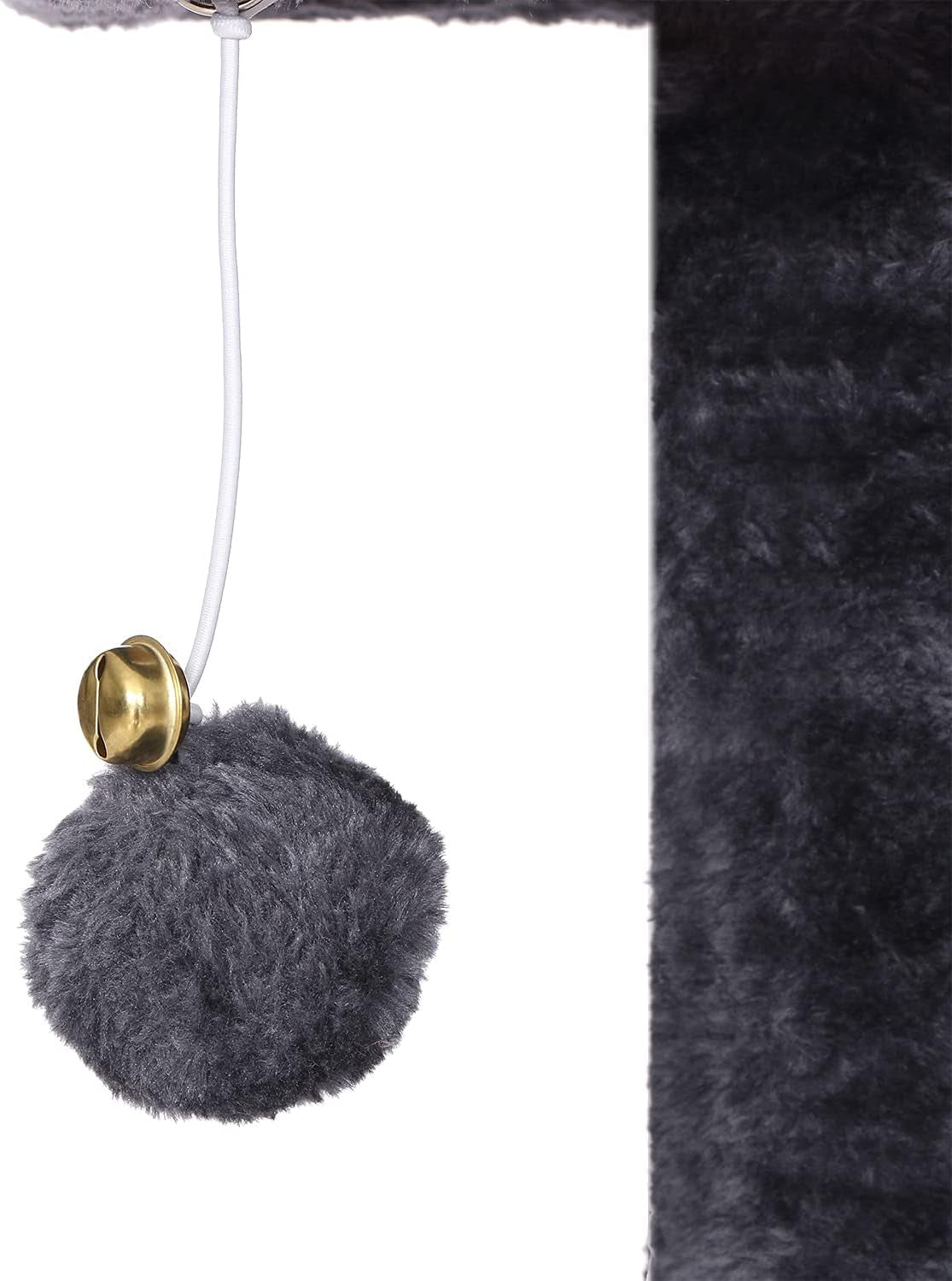 Cat Tree Cat Tower with Scratching Post Top Plush Perch Multi-Level Cat Condo Jumping Platform Kitten Activity Center for Indoor Cats MMJ53H