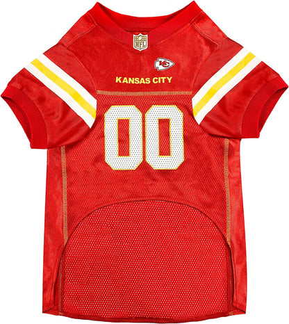 NFL Kansas City Chiefs Dog Jersey - Medium, Football Jersey Costume for Dogs